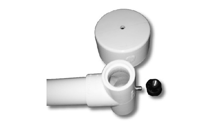 PVC Screened Vent Assembly for Structures