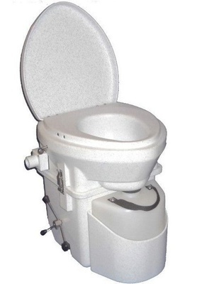 Nature's Head Composting Toilet with Foot Spider Handle